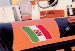 adesivo per gommoni bandiera italiana